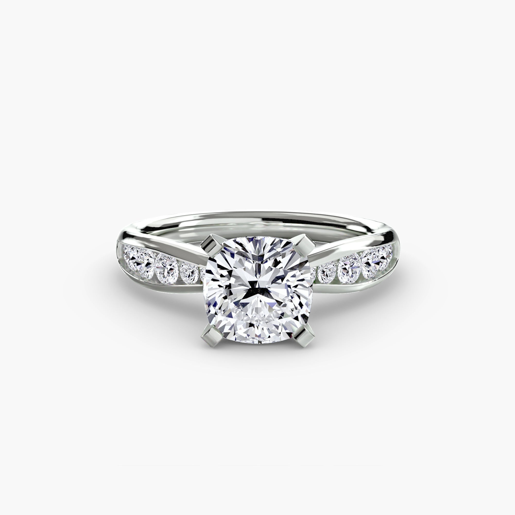 Solitaire with Pavé 3
