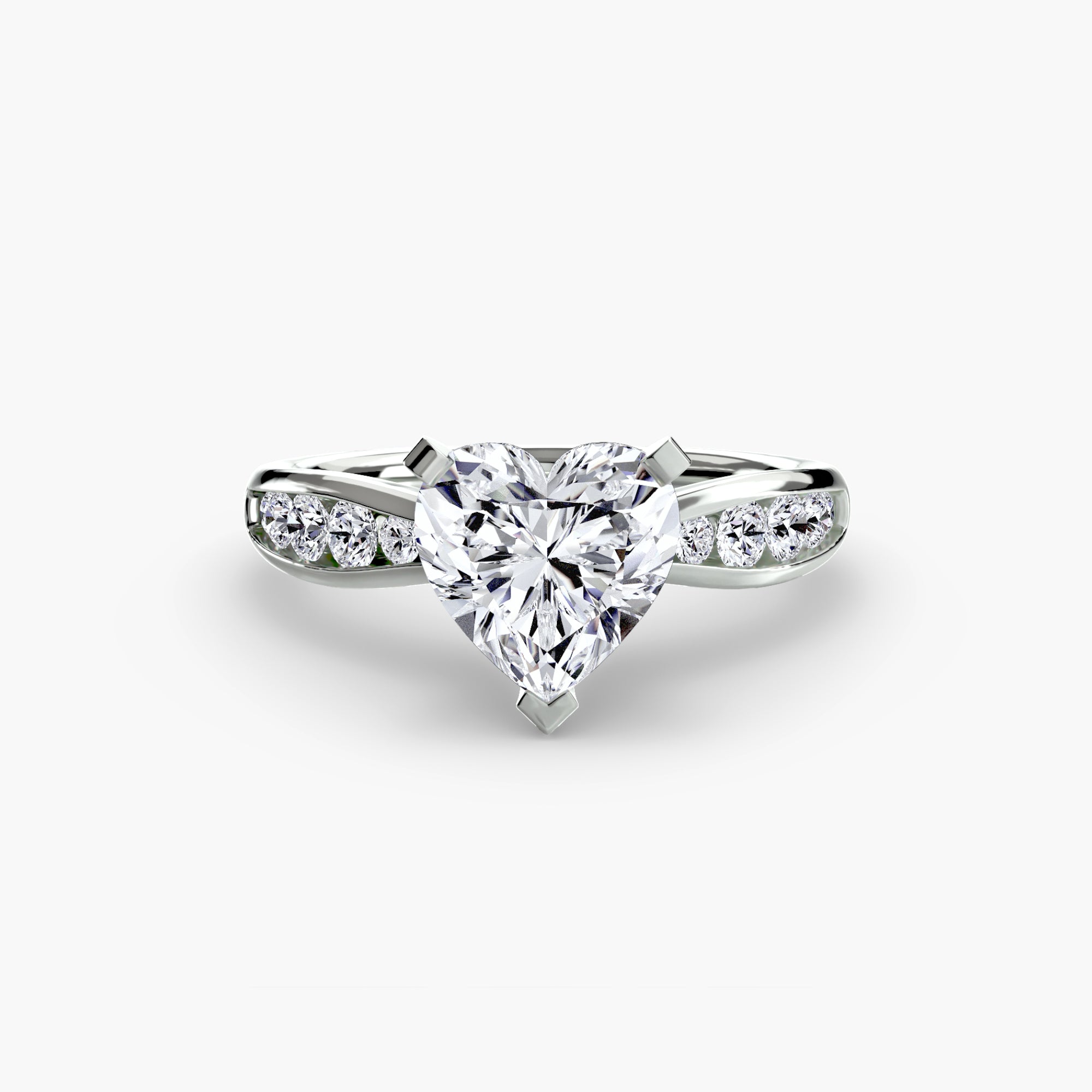 Solitaire with Pavé 3
