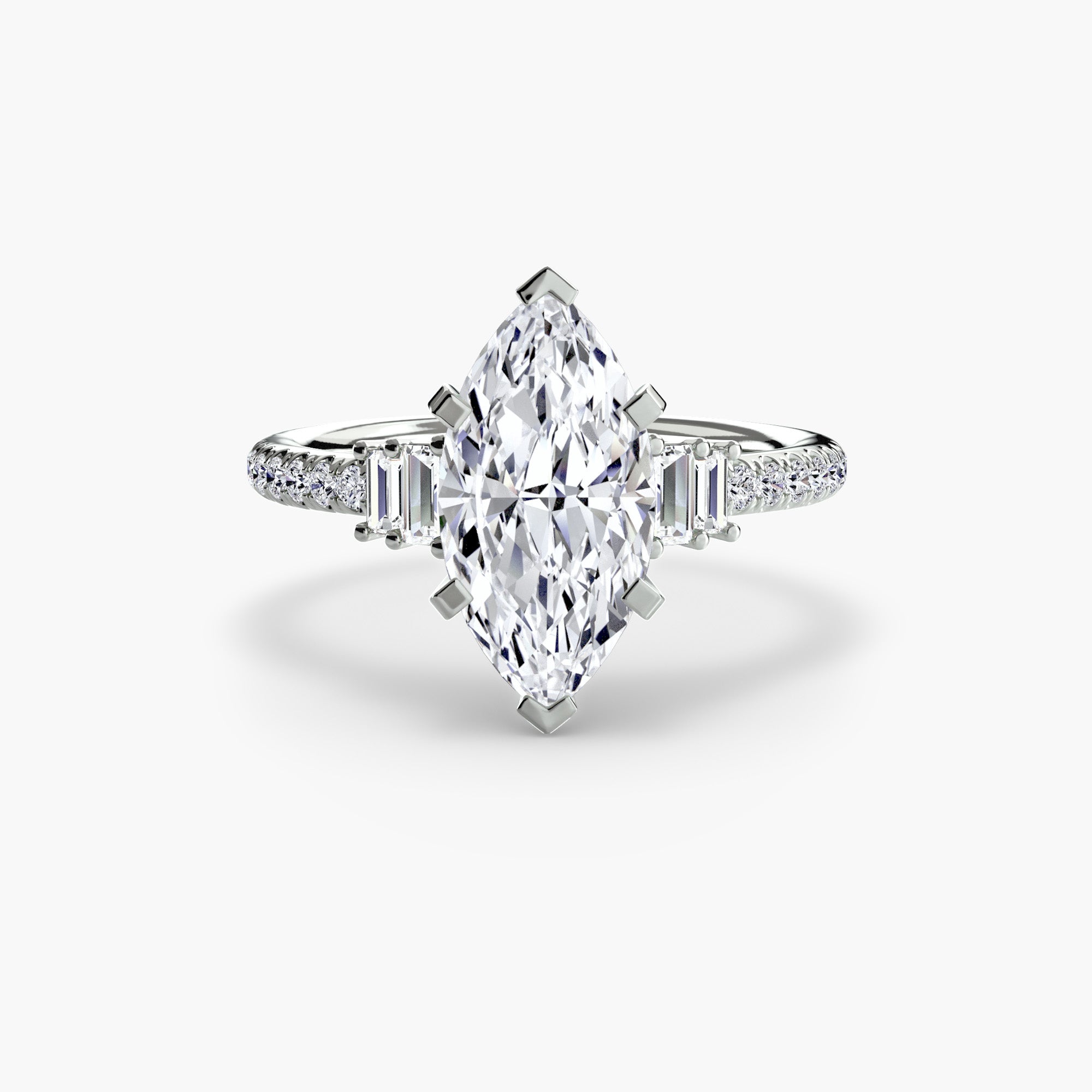Solitaire with Pavé 4