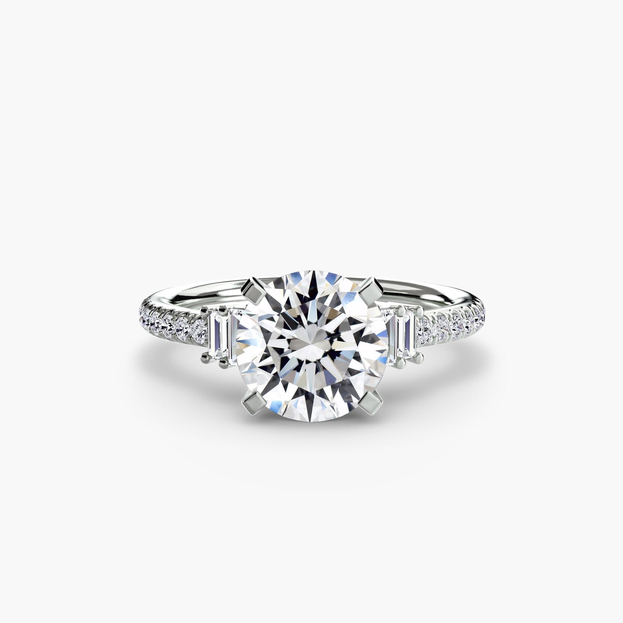 Solitaire with Pavé 4