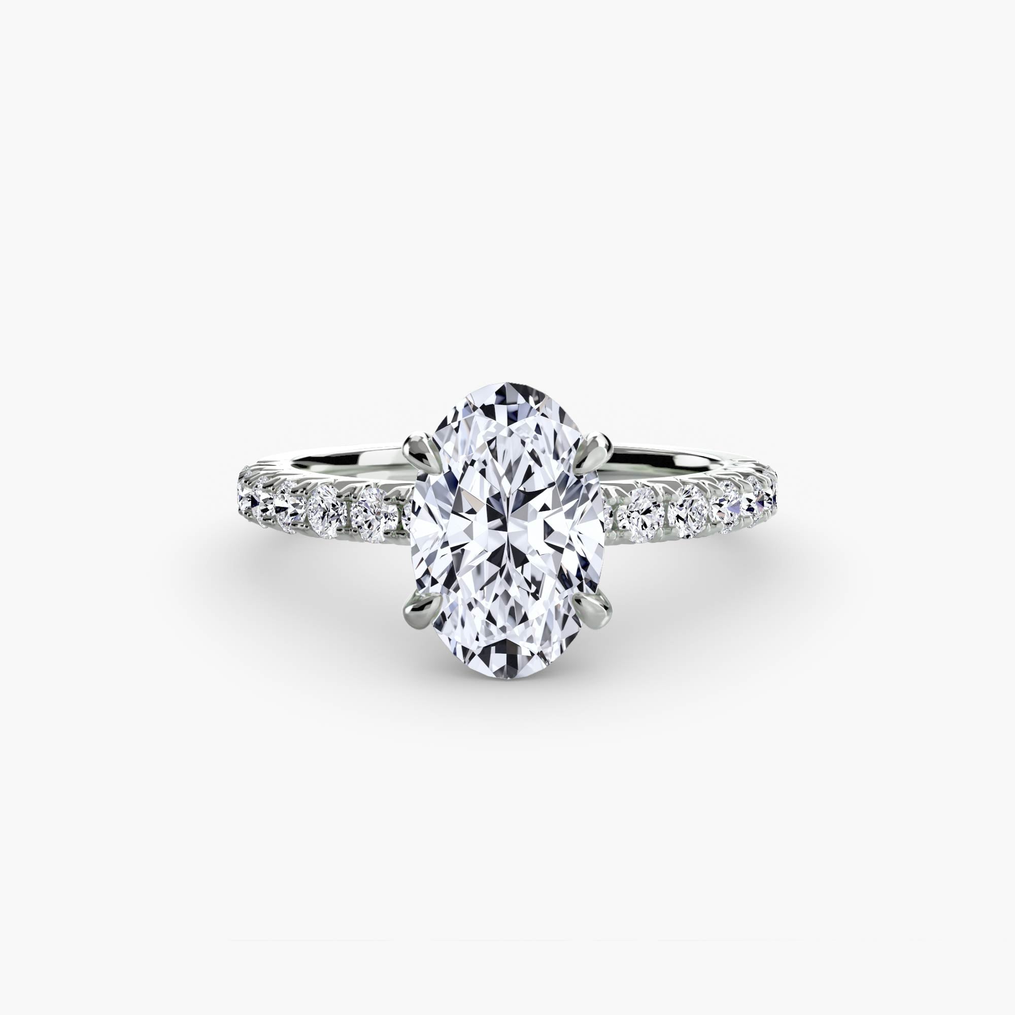 Solitaire with Pavé 6