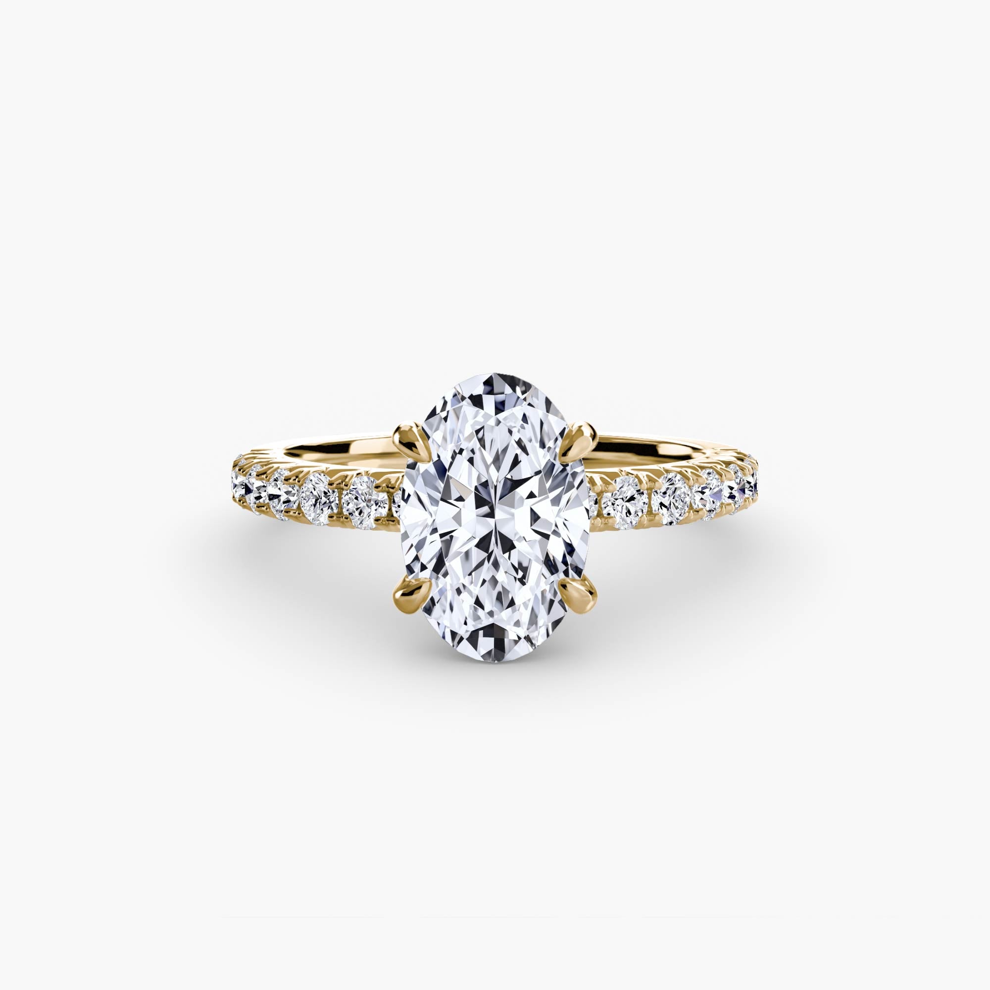 Solitaire with Pavé 6