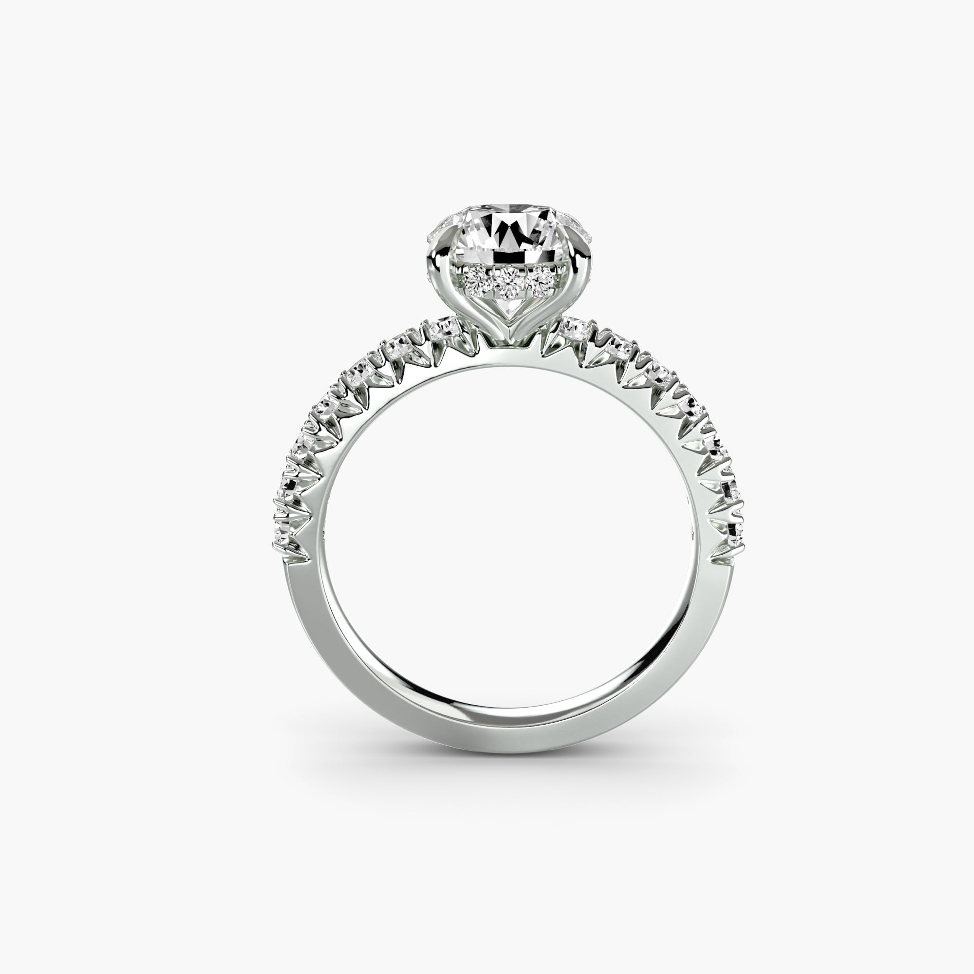 Solitaire with Pavé 6
