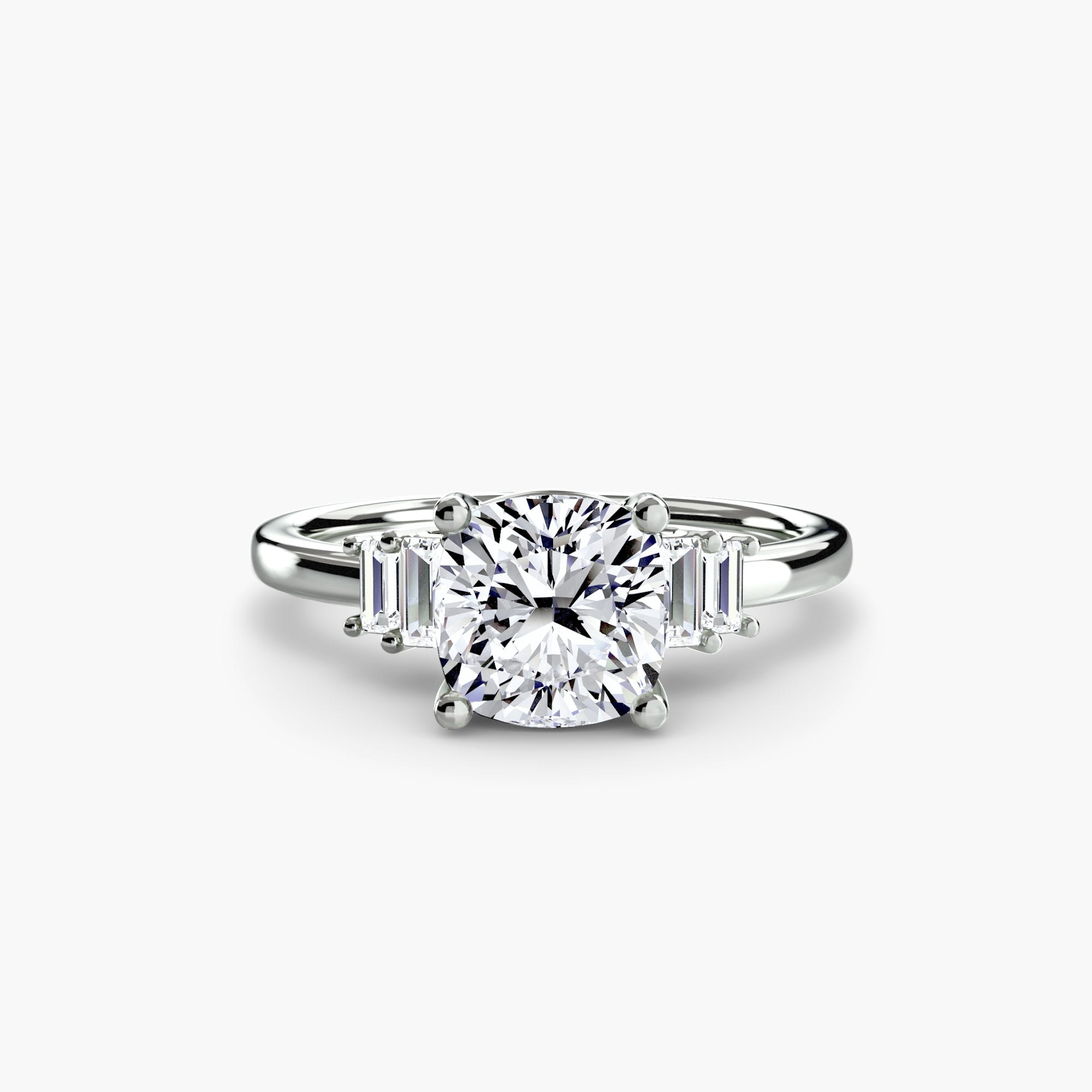 Baguette Accent Solitaire