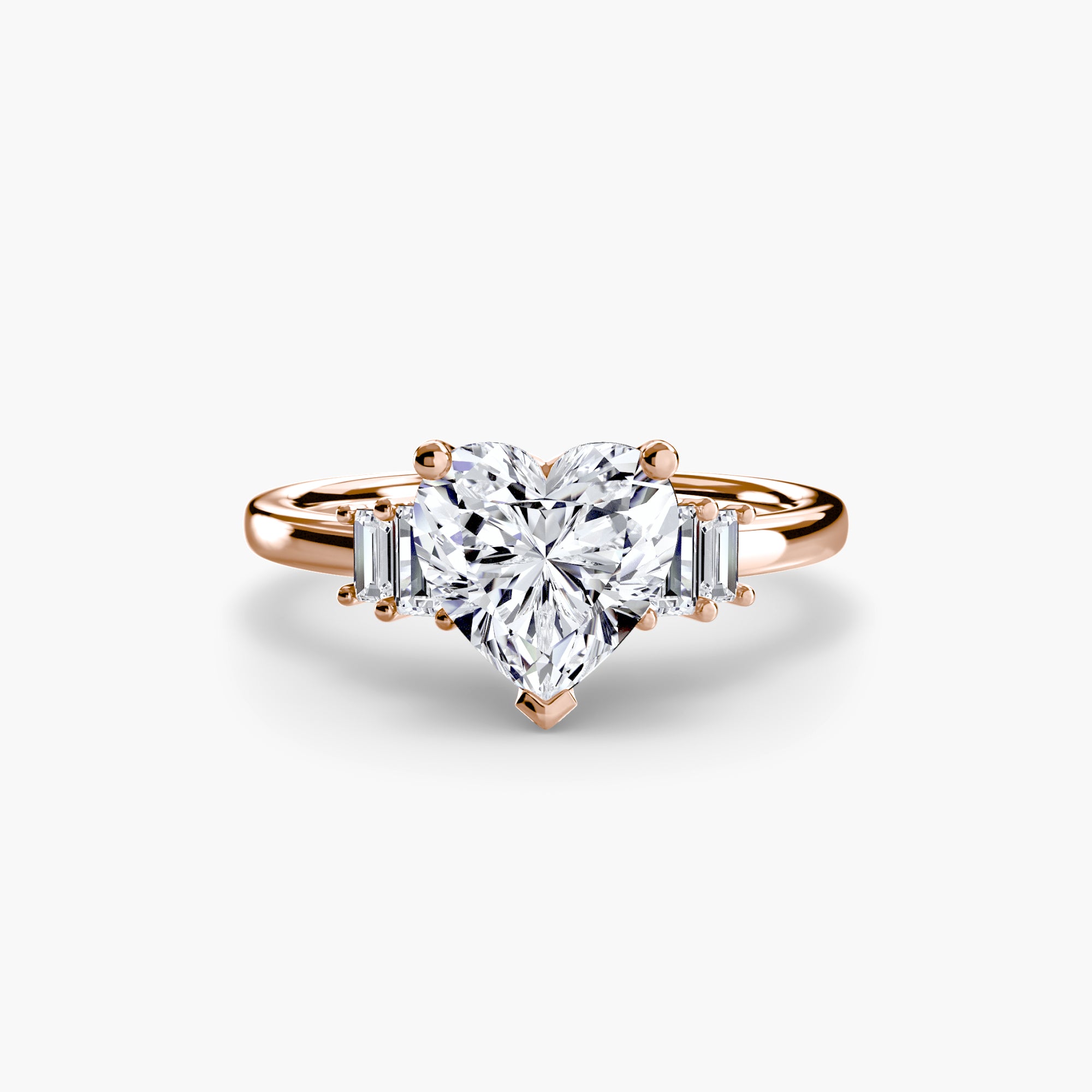 Baguette Accent Solitaire