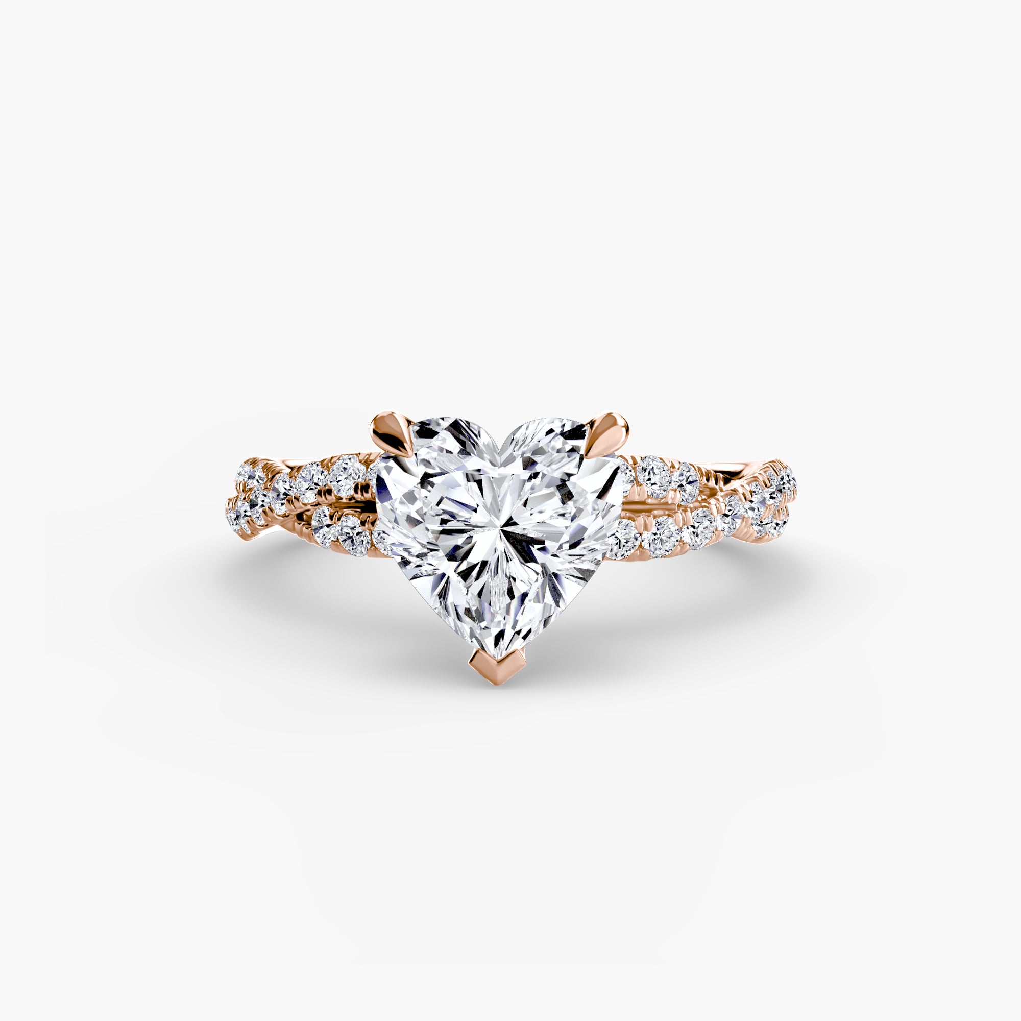 The Twisted Pavé Solitaire