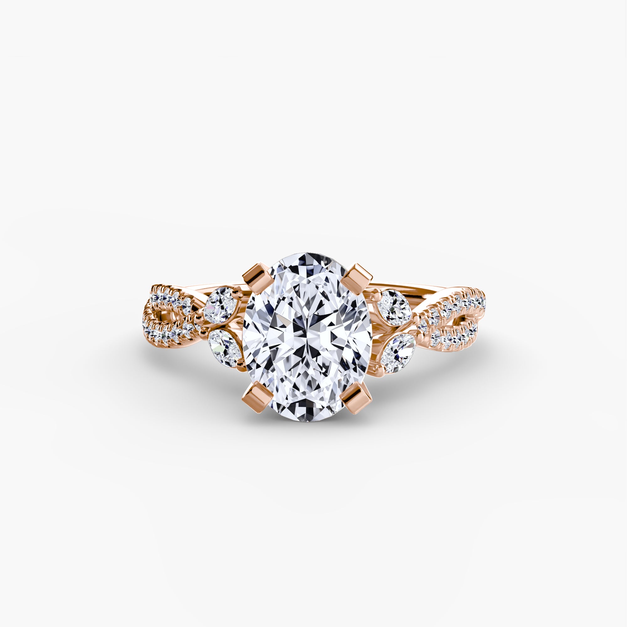 The Twist Pavé Ring